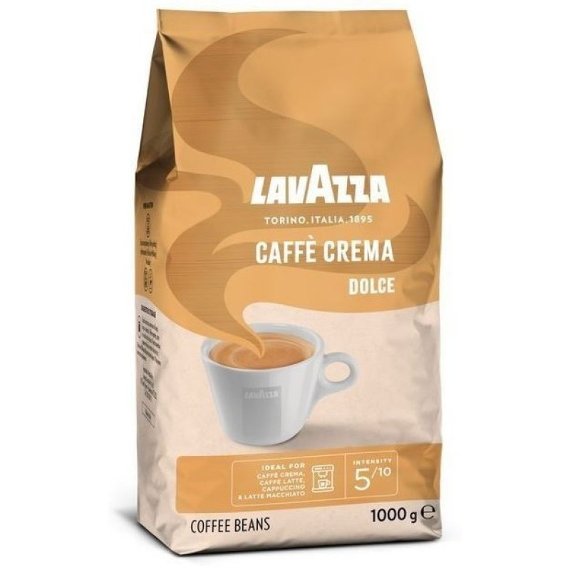 Lavazza CAFE CREMA Dolce kafijas pupiņas 1kg