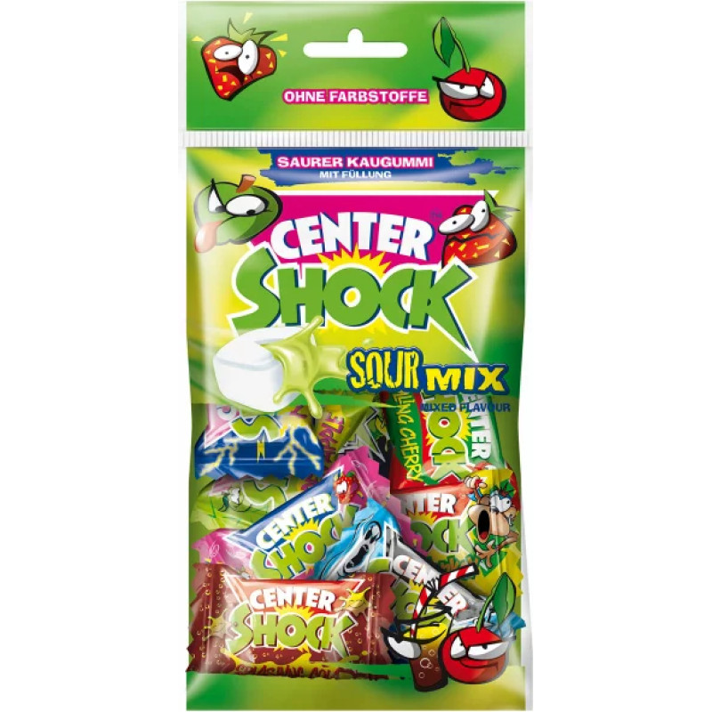 CENTER SHOCK Sour Mix košļājamā gumija 44g