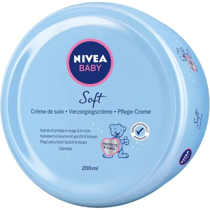 Nivea Baby Soft Pflege ķermeņa un sejas krēms 200ml