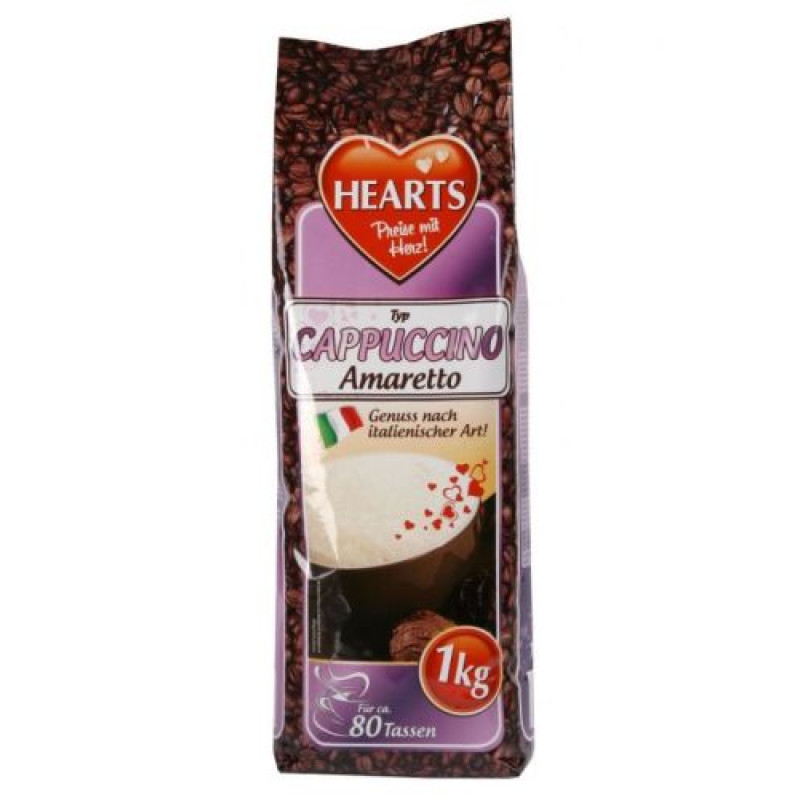 Hearts Amaretto cappuccino with amaretto flavor 1kg