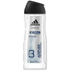 Adidas Adipure dušas želeja vīriešiem 0% ziepes 400ml