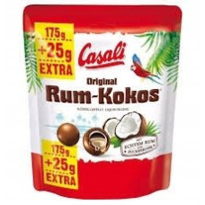 Casali Rum-Kokos šokolādes konfektes ruma-kokosriekstu 200g