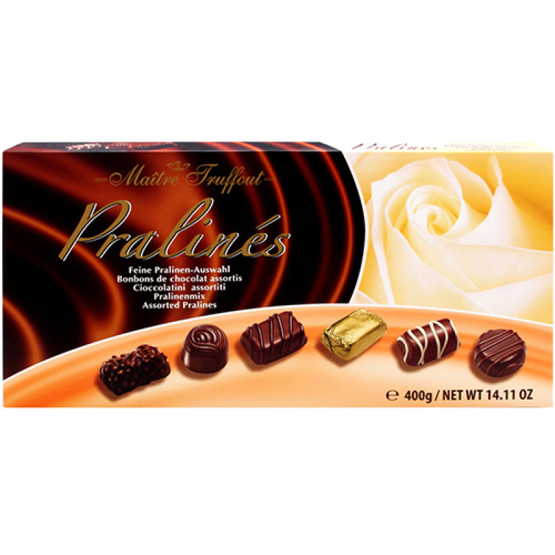 Maitre Truffout Pralines Exquisite chocolates 400g