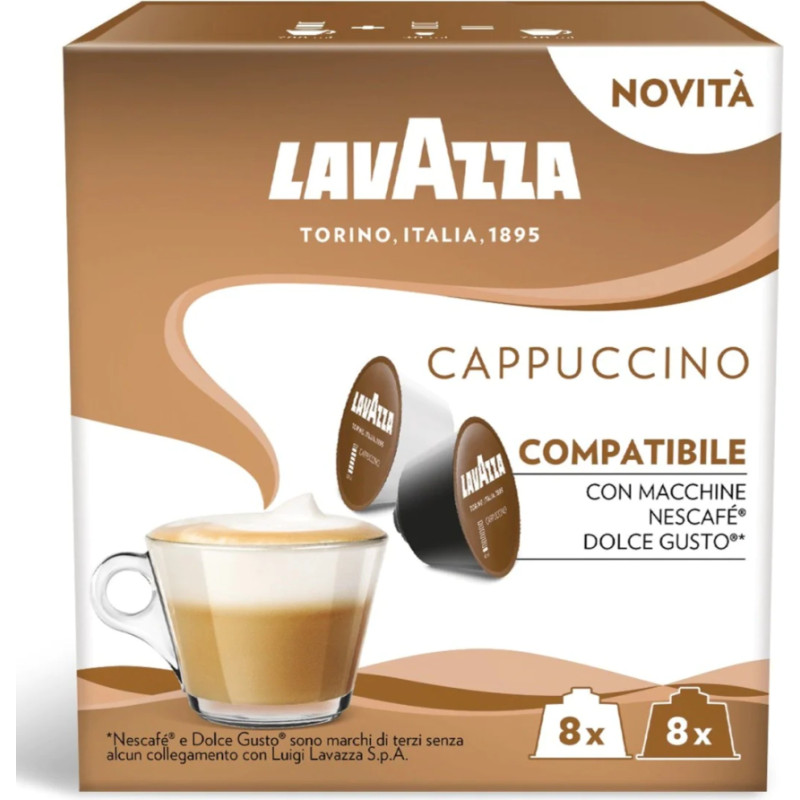 Кофе Lavazza Capuccino Dolce Gusto в капсулах (16) 200г