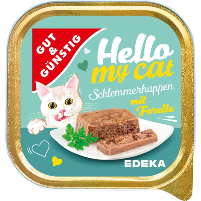 G&G Hello My Cat pastēte kaķiem ar foreli 100g