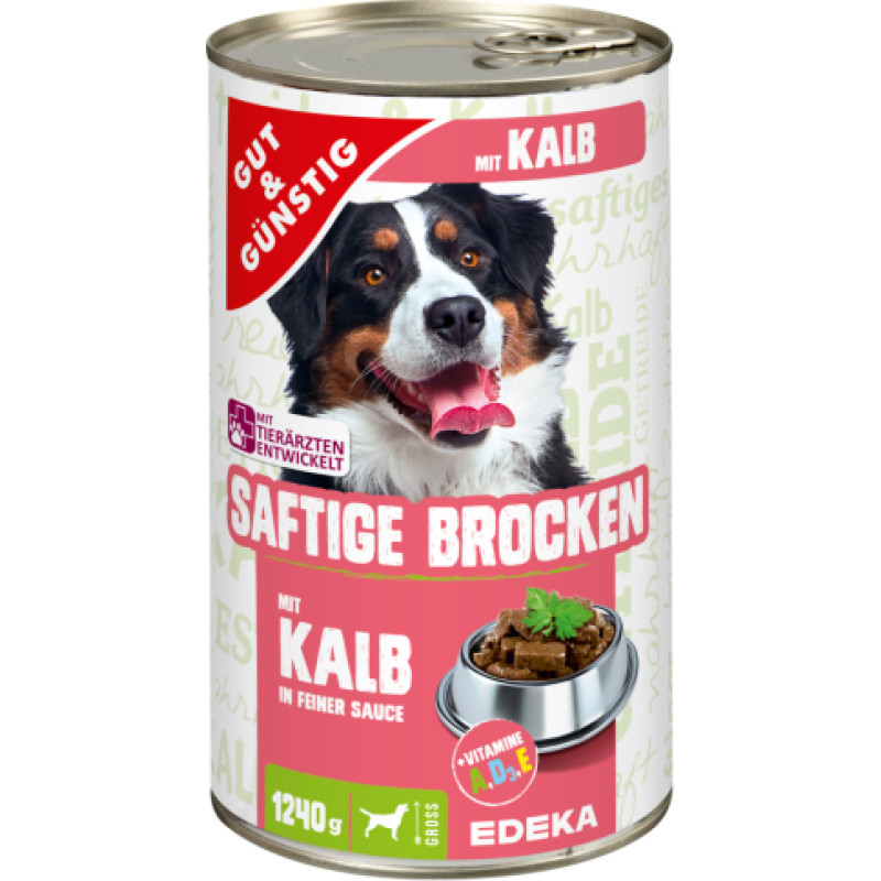 G&G Saftige Brocken Kalb konservi ar teļa gaļu 1240g