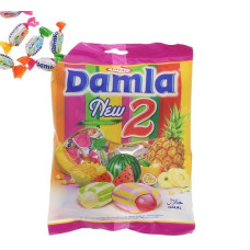 Damla Tropical ledenes ar augļu garšu un pildījumu 250g