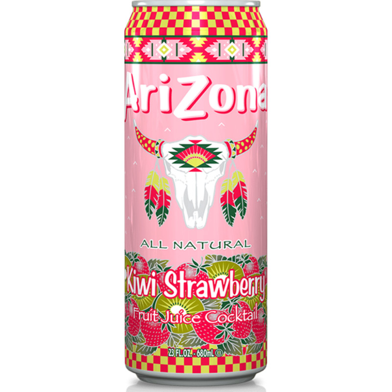 ARIZONA negāzēts dzēriens ar kivi un zemeņu garšu 652ml