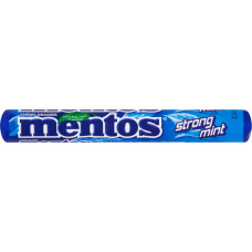 Mentos Strong Mint košlājmās konfektes ar stipru piparmētru garšu 37.5g