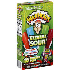 Warheads Extreme Sour saldējamās suliņas ar arbūzu, aveņu, ābolu un ķiršu garšām 283.5g