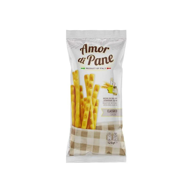 AMORE DI PANE Grissini maizes stienīši Classico 125g