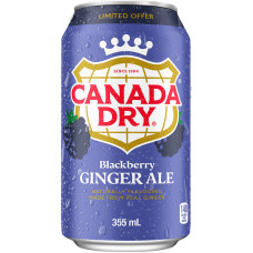 CANADA DRY USA Limonāde Blackberry Ginger Ale 355ml