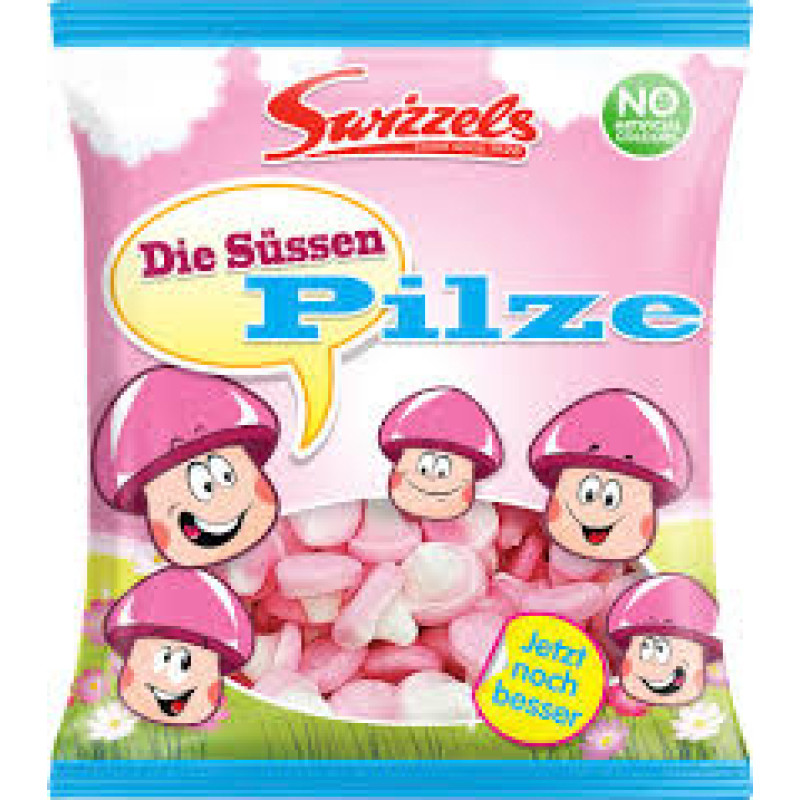 SWIZZELS The Sweet Mushrooms zefīriņi 100g