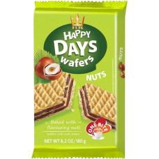 HAPPY DAYS vafeles ar lazdu riekstu krēmu 180g