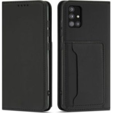 Hurtel Aizmugurējais vāciņš Hurtel - Magnet Card Case Case for Samsung Galaxy A53 5G Pouch Wallet Card Holder Black