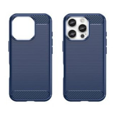 Hurtel Aizmugurējais vāciņš Hurtel  Carbon Case for iPhone 16 Pro Max Silicone Case - Blue