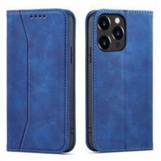 Hurtel Aizmugurējais vāciņš Hurtel  Magnet Fancy Case Case for iPhone 13 Pro Max Pouch Card Wallet Card Holder Blue