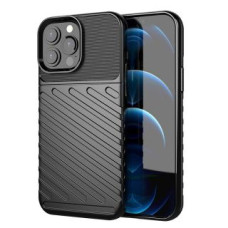 Hurtel Aizmugurējais vāciņš Hurtel  Thunder Case Flexible Tough Rugged Cover TPU Case for iPhone 13 Pro Max black