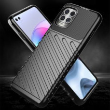 Hurtel Aizmugurējais vāciņš Hurtel  Thunder Case Flexible Tough Rugged Cover TPU Case for Motorola Moto G100 / Edge S black