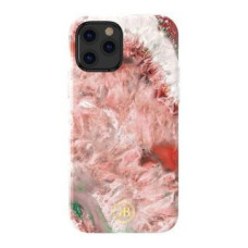 Kingxbar Aizmugurējais vāciņš Kingxbar  Kingxbar Agate Series case decorated printed Agate iPhone 12 mini red