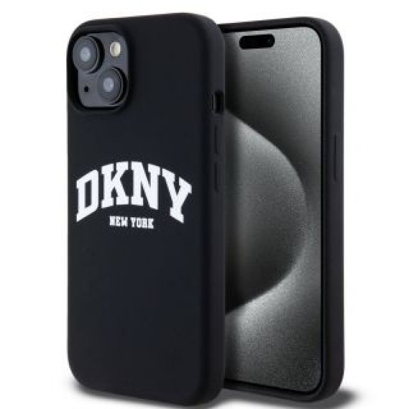 Dkny Aizmugurējais vāciņš DKNY - DKNY Liquid Silicone Arch Logo MagSafe Case for iPhone 13 Black