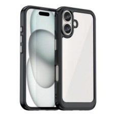 Hurtel Aizmugurējais vāciņš Hurtel  Outer Space Case with Gel Frame for iPhone 16 Plus - Black