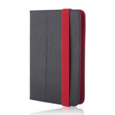 Greengo Maciņš grāmata GreenGo Universal Case Orbi 9-10 Black Red