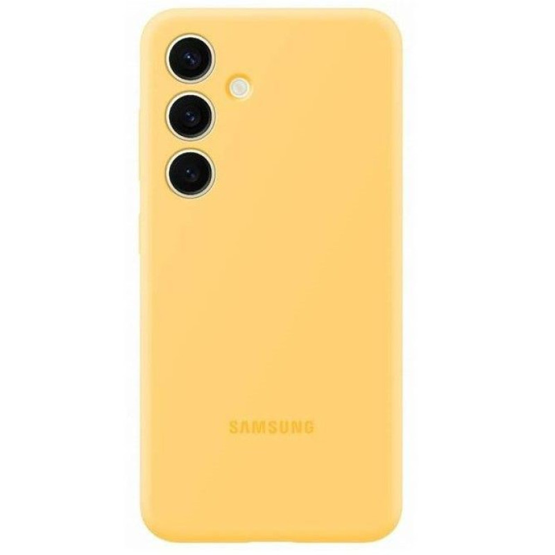 Samsung Aizmugurējais vāciņš Samsung - Galaxy S24 Silicone Cover Case Yellow