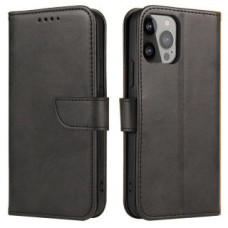 Hurtel Aizmugurējais vāciņš Hurtel  Magnet Case with flap and wallet for Oppo A98 5G - black