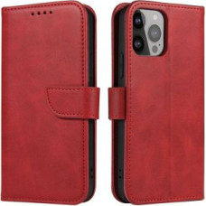 Hurtel Aizmugurējais vāciņš Hurtel  Wallet Case with Stand for iPhone 15 Pro Max Magnet Case - Red