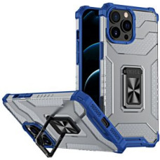 Hurtel Aizmugurējais vāciņš Hurtel  Crystal Ring Case Kickstand Tough Rugged Cover for iPhone 13 Pro blue