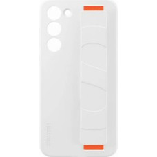 Samsung Aizmugurējais vāciņš Samsung - EF-GS916TWE Samsung Silicone Cover with Strap for Galaxy S23+ White