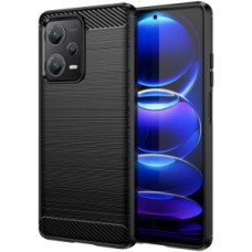 Hurtel Aizmugurējais vāciņš Hurtel  Carbon Case case for Xiaomi Redmi Note 12 Pro+ flexible silicone carbon cover black