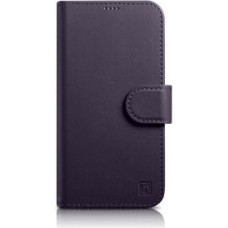 Icarer Aizmugurējais vāciņš iCarer  iCarer Wallet Case 2in1 Cover iPhone 14 Plus Anti-RFID Leather Flip Case Dark Purple (WMI14220727-DP)