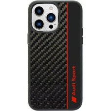 Audi Aizmugurējais vāciņš Audi  Audi Carbon Fiber Stripe iPhone 14 Pro Max 6.7