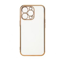 Hurtel Aizmugurējais vāciņš Hurtel  Lighting Color Case for Xiaomi Redmi Note 11 gel cover with gold frame white