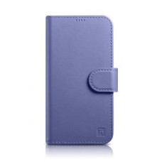 Icarer Aizmugurējais vāciņš iCarer  iCarer Wallet Case 2in1 Cover iPhone 14 Plus Anti-RFID Leather Flip Case Light Purple (WMI14220727-LP)