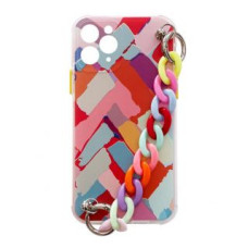 Hurtel Aizmugurējais vāciņš Hurtel  Color Chain Case gel flexible elastic case cover with a chain pendant for Samsung Galaxy S21 Ultra 5G multicolour  (3)