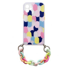 Hurtel Aizmugurējais vāciņš Hurtel  Color Chain Case gel flexible elastic case cover with a chain pendant for Samsung Galaxy A22 4G multicolour  (1)