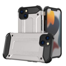 Hurtel Aizmugurējais vāciņš Hurtel  Hybrid Armor Case Tough Rugged Cover for iPhone 13 silver