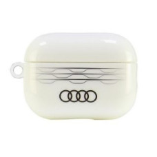 Audi Aizmugurējais vāciņš Audi  Audi IML Geometric Pattern AirPods Pro 2 cover biały/white AU-IMLAPP2-A6/D3-WE