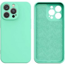 Hurtel Aizmugurējais vāciņš Hurtel - Silicone case for iPhone 13 Pro Max silicone cover mint green