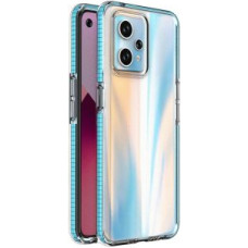 Hurtel Aizmugurējais vāciņš Hurtel  Spring Case for Realme 9 Pro+ / Realme 9 silicone cover with frame light blue