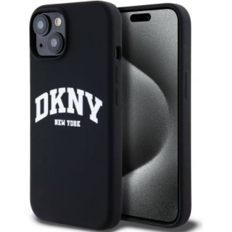 Dkny Aizmugurējais vāciņš DKNY - DKNY Liquid Silicone Arch Logo MagSafe Case for iPhone 15 Black