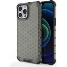 Hurtel Aizmugurējais vāciņš Hurtel  Honeycomb Case armor cover with TPU Bumper for iPhone 13 Pro Max black