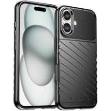 Hurtel Aizmugurējais vāciņš Hurtel  Thunder Case iPhone 16 Silicone Case - Black