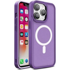 Hurtel Aizmugurējais vāciņš Hurtel  Armored magnetic iPhone 14 Plus MagSafe Color Matte Case - purple