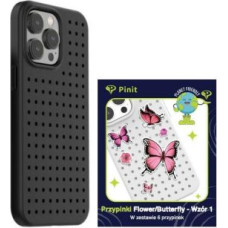 Palit Aizmugurējais vāciņš Palit  Zestaw Etui Pinit Dynamic + Flower/ Butterfly Pin iPhone 14 Pro 6.1