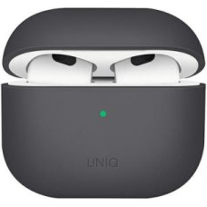 Uniq Aizmugurējais vāciņš UNIQ  UNIQ etui Lino AirPods 3 gen. Silicone szary/ash grey