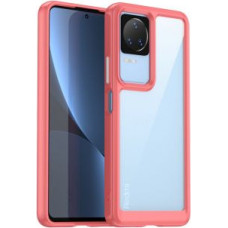 Hurtel Aizmugurējais vāciņš Hurtel  Outer Space Case Xiaomi Poco F4 5G cover with a flexible frame red